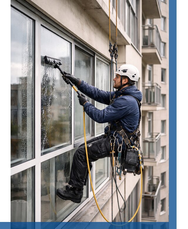 Мойка балконного остекления в Сальске от 3559 р. | ВЫСОТНИК-Слс