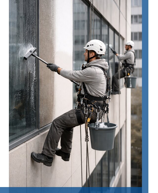 Мойка фасадов зданий в Сальске под ключ от 356 р. | ВЫСОТНИК-Слс