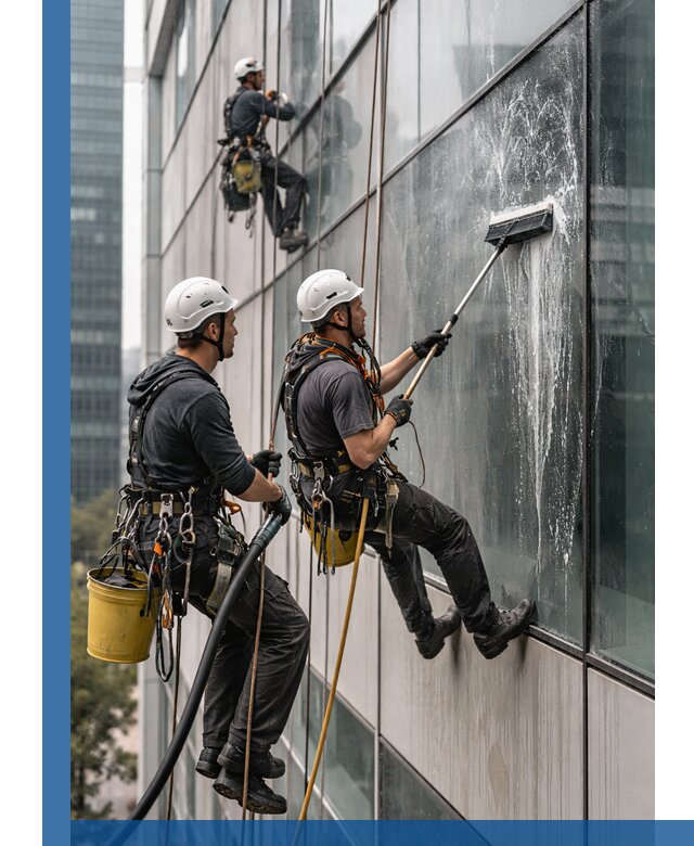Профессиональная высотная мойка фасадов зданий в Сальске