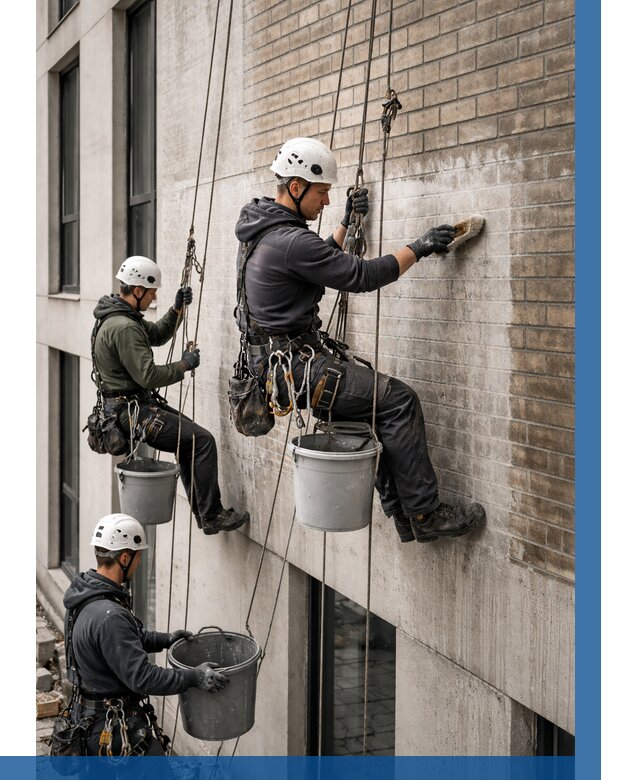 Удаление высолов с фасада в Сальске от 254 р. | ВЫСОТНИК-Слс