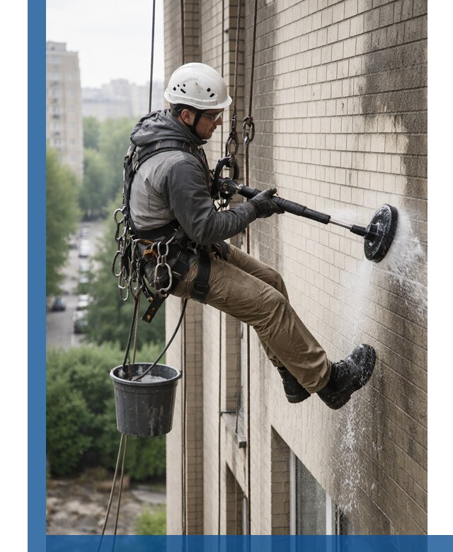 Очистка фасада от копоти в Сальске профессионально и безопасно