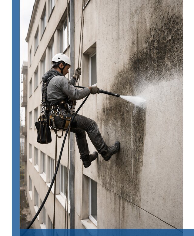 Профессиональная очистка фасадов от плесени в Сальске