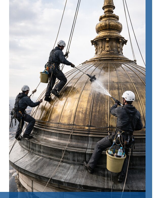 Мойка куполов и шпилей в Сальске от 8134 р. - заказать | ВЫСОТНИК-Слс