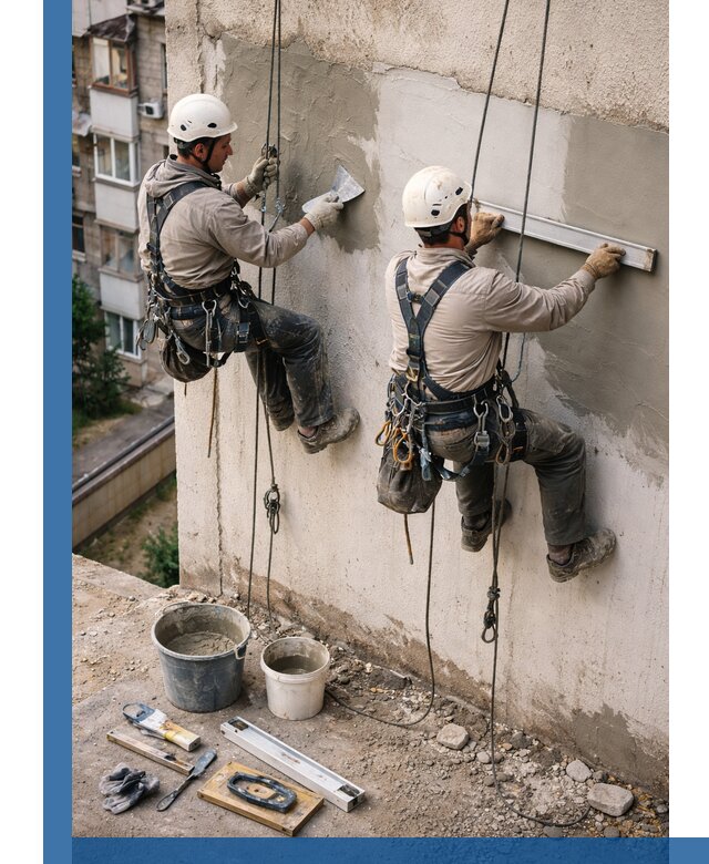 Комплексный ремонт штукатурного фасада с гарантией в Сальске