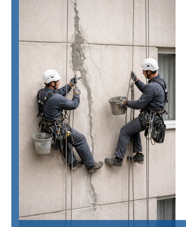 Заделка трещин на фасаде в Сальске с гарантийным ремонтом