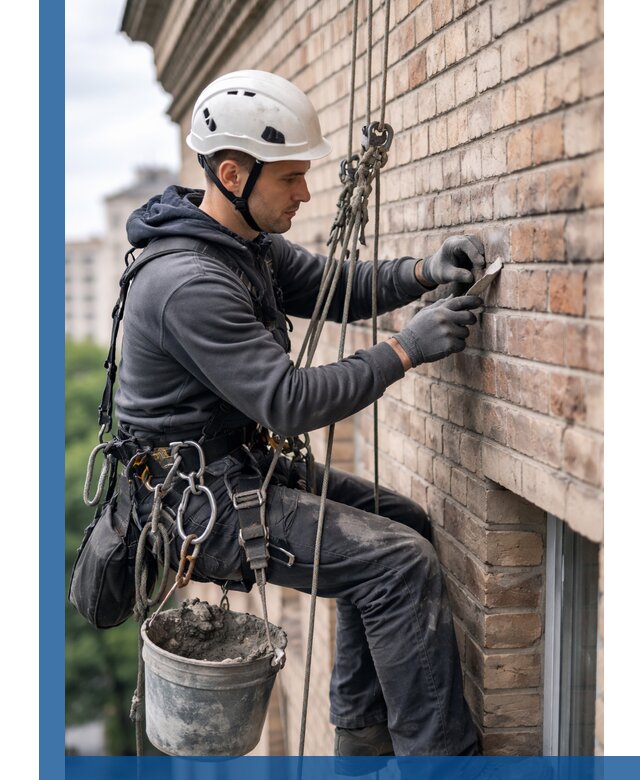 Качественный ремонт кирпичной кладки фасада в Сальске с гарантией
