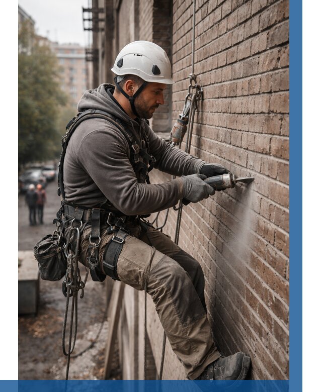 Расшивка кирпичных швов в Сальске от 610 р. | ВЫСОТНИК-Слс