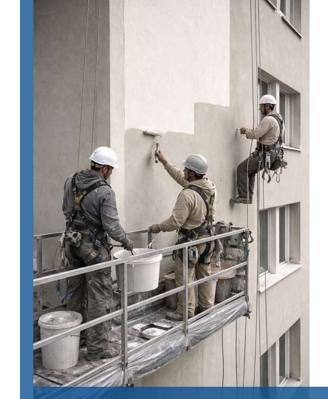 Покраска оштукатуренного фасада в Сальске под ключ с гарантией