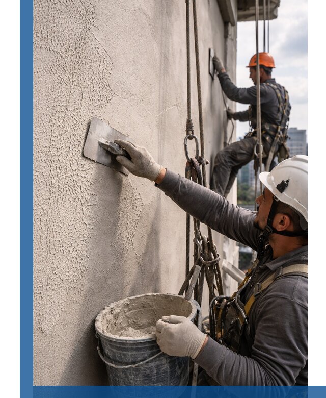 Декоративная штукатурка фасада с утеплением и защитой в Сальске