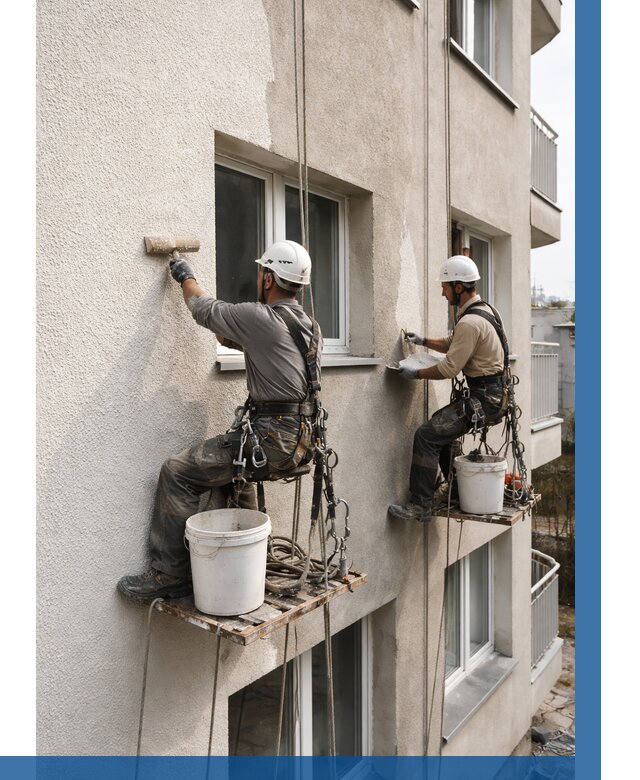 Нанесение короеда на фасад в Сальске от 458 р. | ВЫСОТНИК-Слс