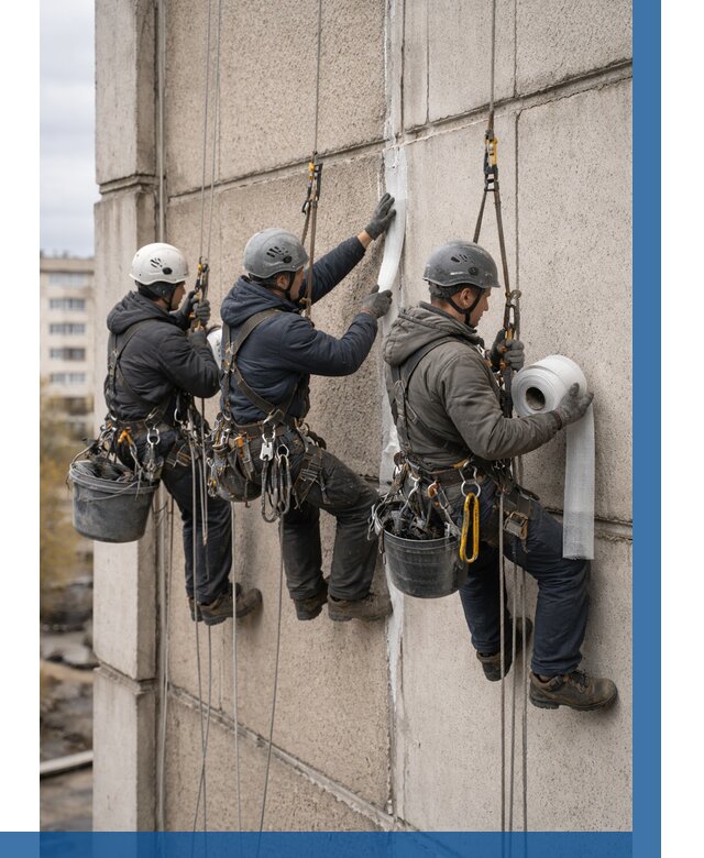 Ремонт межпанельных швов в Сальске от 763 р. | ВЫСОТНИК-Слс