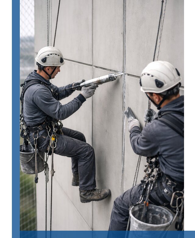 Первичная герметизация швов фасадов и кровель в Сальске