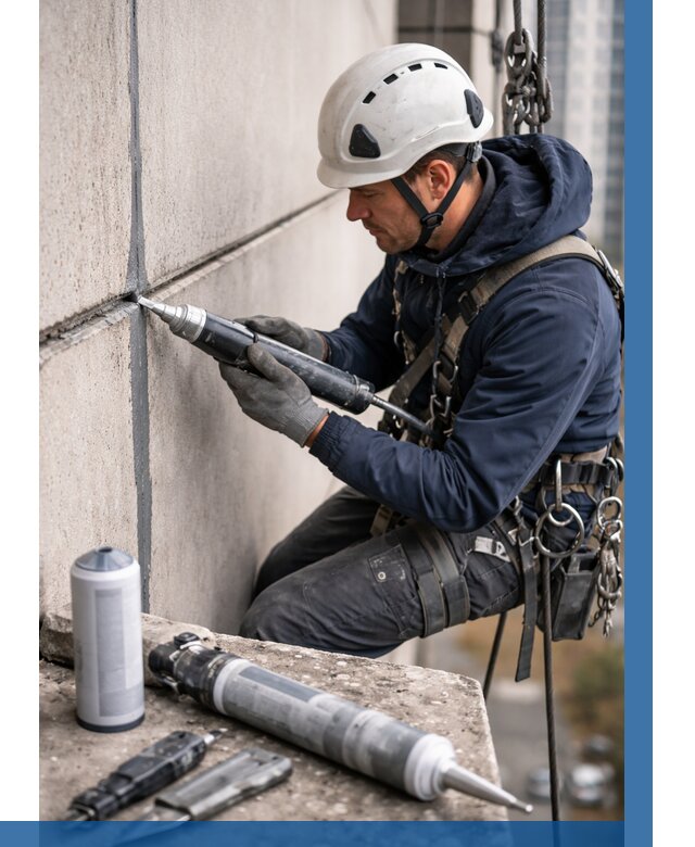 Вторичная герметизация швов в Сальске от 458 р. | ВЫСОТНИК-Слс