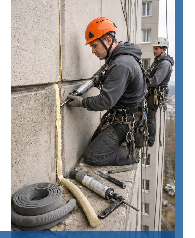 Теплый шов межпанельные швы в Сальске от 712 р. | ВЫСОТНИК-Слс