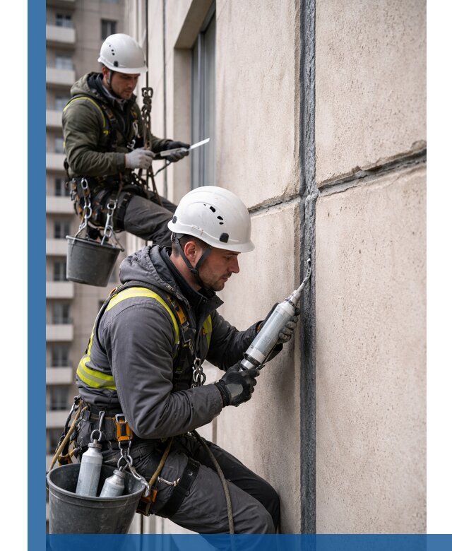 Герметизация деформационных швов фасада в Сальске качественно