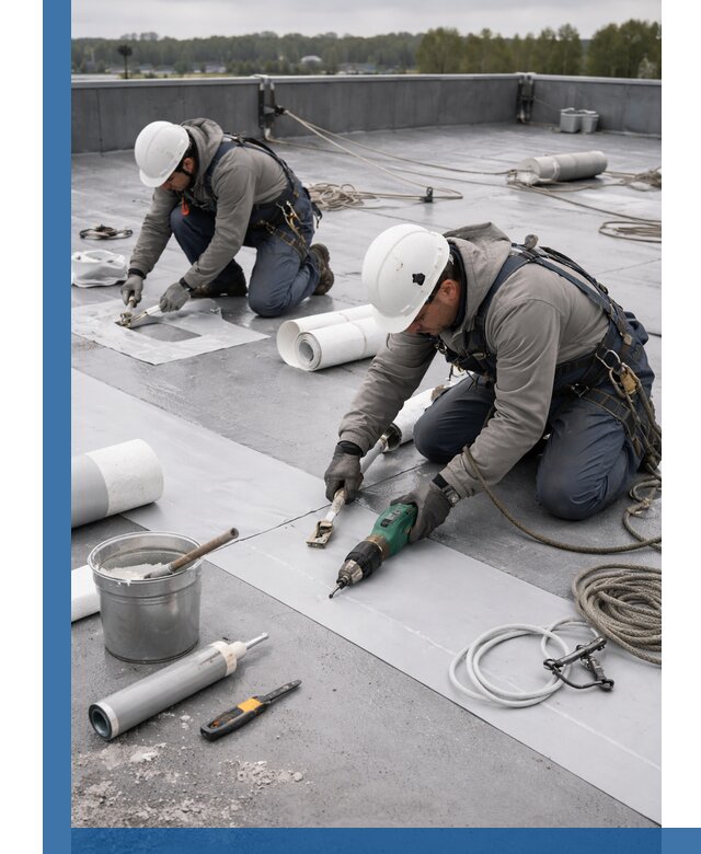 Ремонт мембранной кровли в Сальске качественно и с гарантией