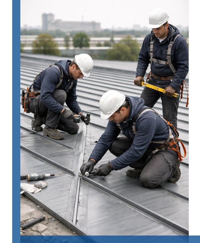 Ремонт фальцевой кровли в Сальске срочно и качественно