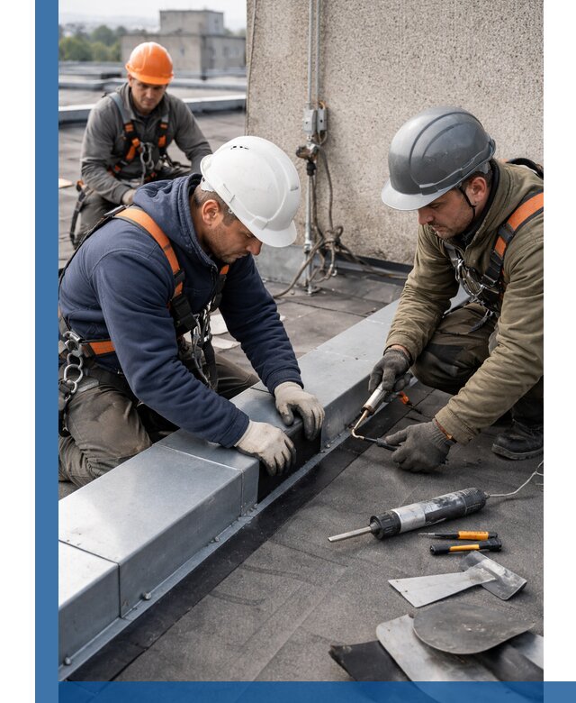 Ремонт кровельных примыканий в Сальске профессионально