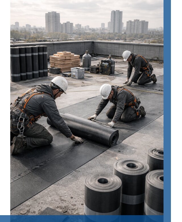 Монтаж мягкой кровли под ключ в Сальске от 458 р. | ВЫСОТНИК-Слс