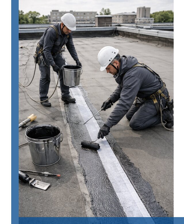 Гидроизоляция кровли мастикой в Сальске надежная защита