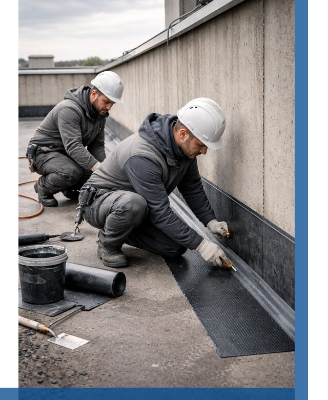 Гидроизоляция примыканий на кровле в Сальске от 915 р. | ВЫСОТНИК-Слс