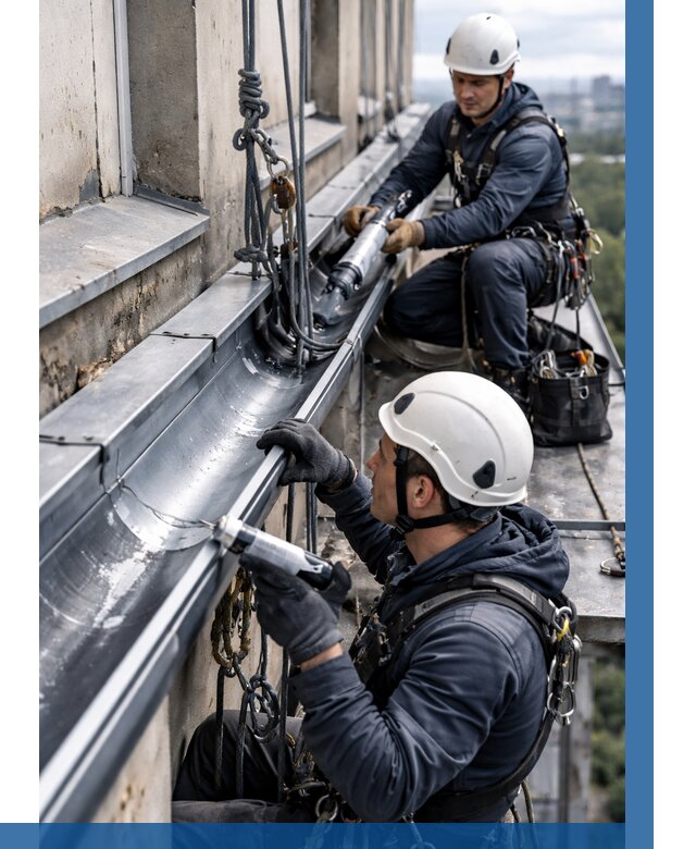 Ремонт водосточных желобов в Сальске от 6609 р. | ВЫСОТНИК-Слс