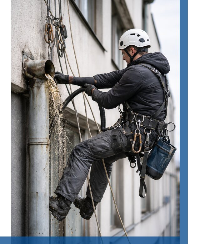 Прочистка водосточных труб в Сальске от 3559 р. | ВЫСОТНИК-Слс