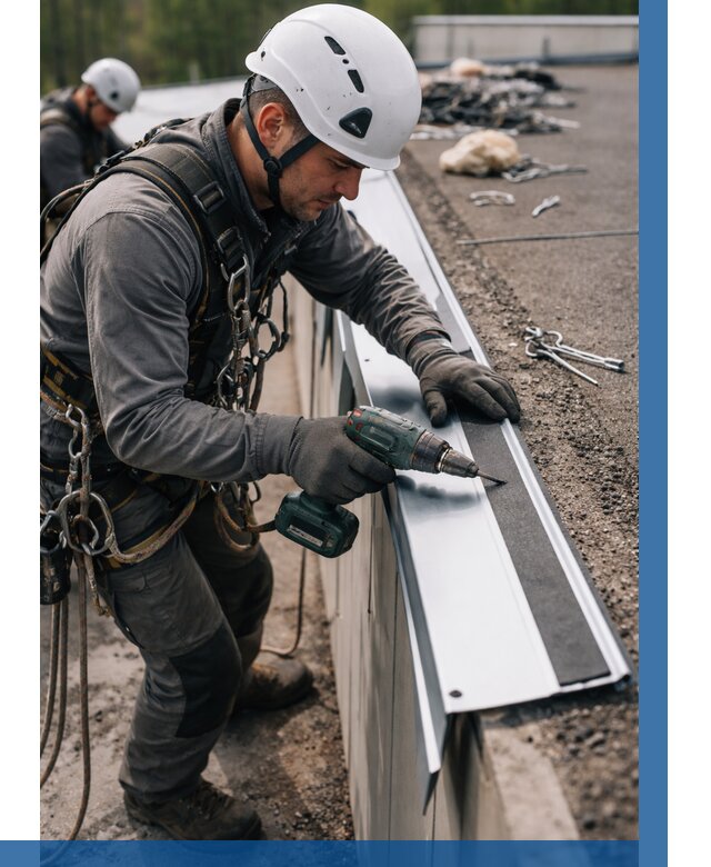 Монтаж капельника на кровле в Сальске от 305 р. | ВЫСОТНИК-Слс