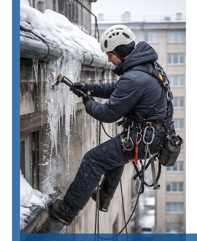 Удаление наледи и чистка водостоков в Сальске оперативно и безопасно