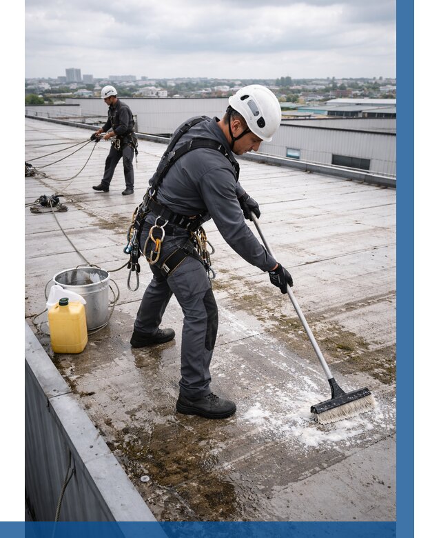 Очистка крыши по графику в Сальске от 7626 р. | ВЫСОТНИК-Слс