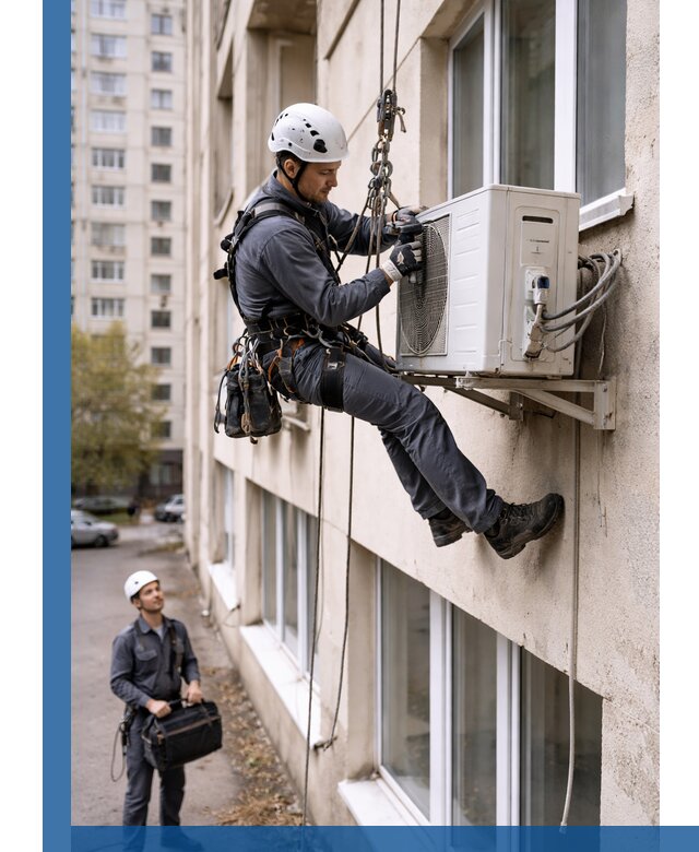 Демонтаж внешнего блока кондиционера в Сальске профессионально