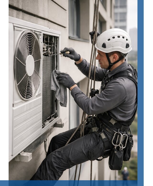 Обслуживание внешнего блока кондиционера в Сальске от 2745 р.ВЫСОТНИК-Слс