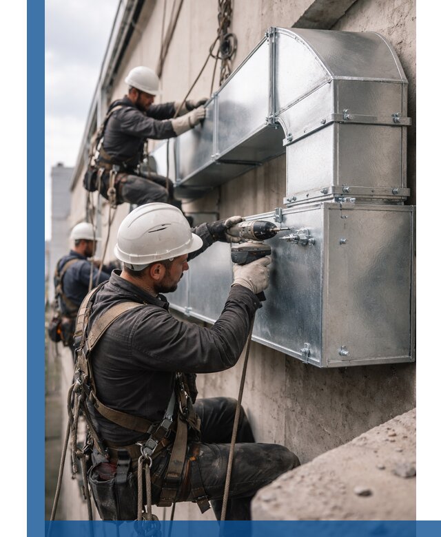 Профессиональный монтаж вентиляционных коробов в Сальске под ключ