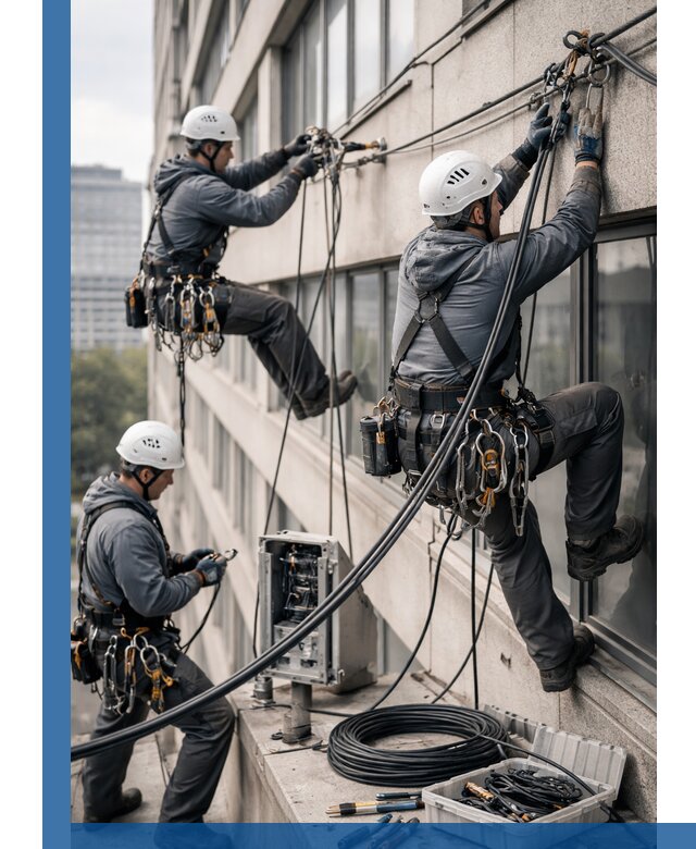 Прокладка оптоволоконного кабеля в Сальске под ключ с тестированием