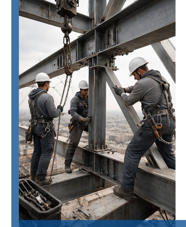 Профессиональный монтаж металлоконструкций на высоте в Сальске