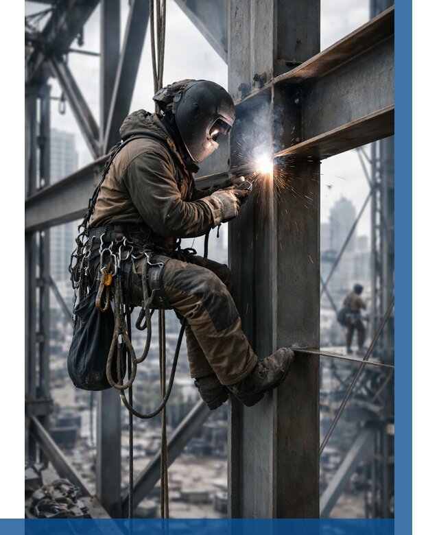 Высотные сварочные работы в Сальске от 3559 р. | ВЫСОТНИК-Слс