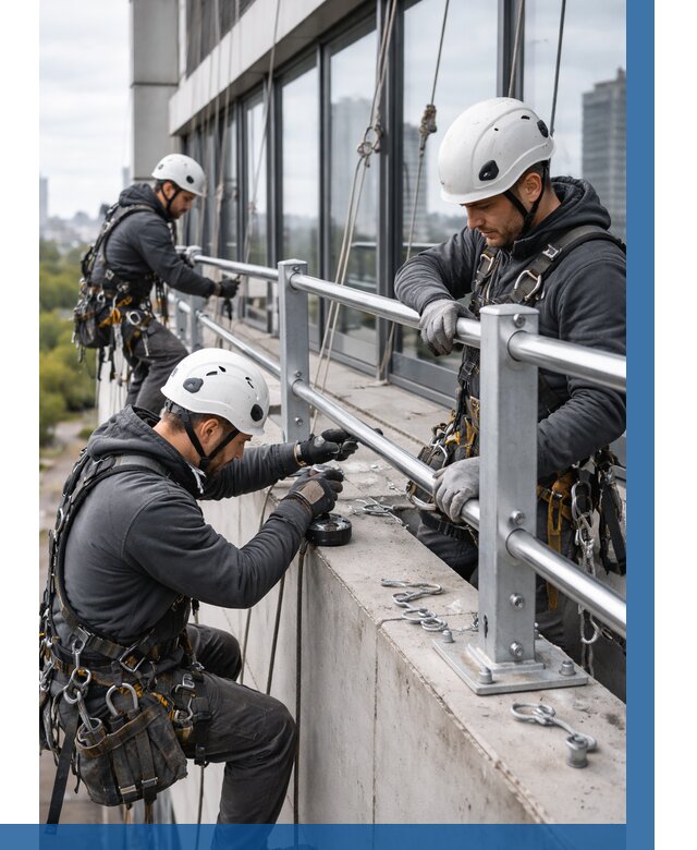 Монтаж ограждений на высоте в Сальске, от 1220 р. | ВЫСОТНИК-Слс