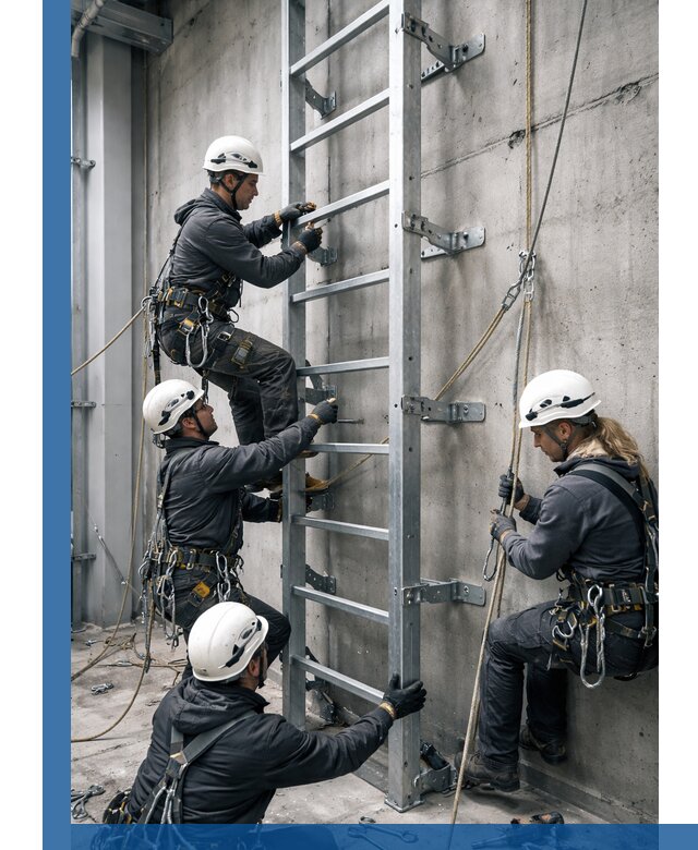 Монтаж металлических лестниц в Сальске под ключ со гарантией