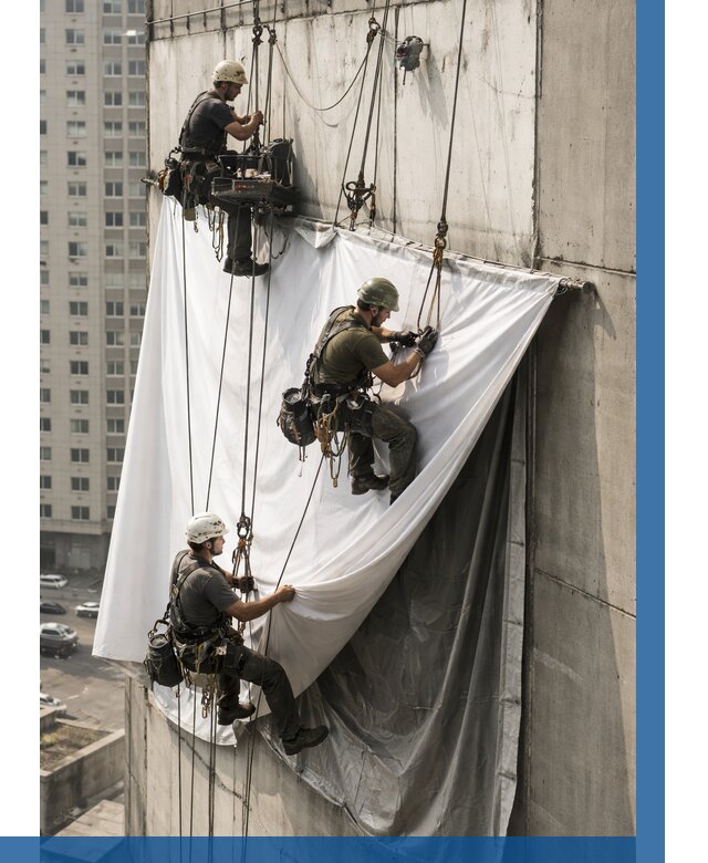 Замена баннерного полотна в Сальске от 6609 р. | ВЫСОТНИК-Слс—заказать