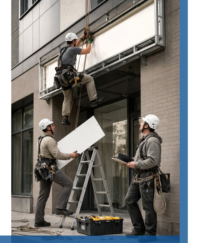 Монтаж светового короба в Сальске от 6609 р. | ВЫСОТНИК-Слс