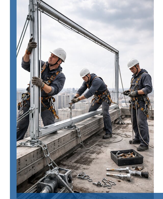 Монтаж крышных рекламных конструкций под ключ в Сальске