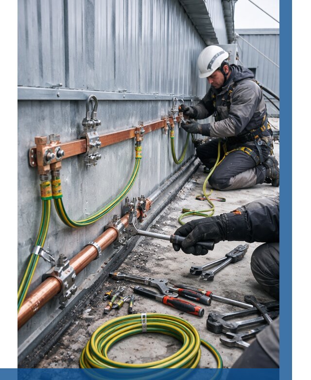 Монтаж заземления здания в Сальске от 25420 р. | ВЫСОТНИК-Слс