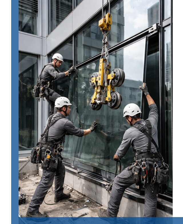 Структурное остекление фасадов в Сальске монтаж и обслуживание