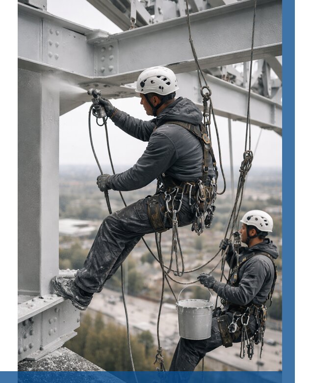 Покраска металлоконструкций на высоте в Сальске 356 р |ВЫСОТНИК-Слс