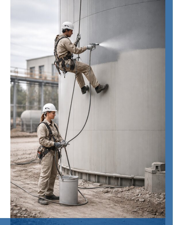 Покраска резервуаров в Сальске от 1220 р. | ВЫСОТНИК-Слс — заказать