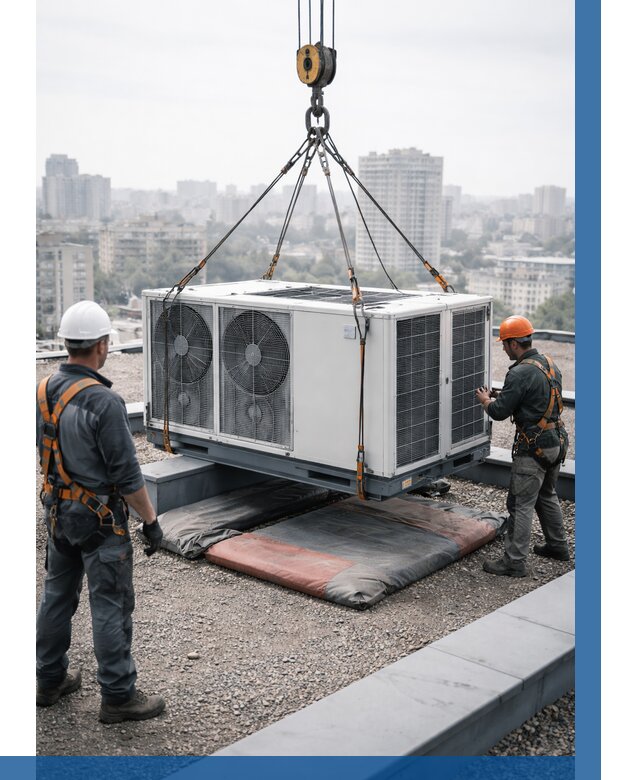 Подъем груза на крышу в Сальске от 5084 р. | ВЫСОТНИК-Слс заказать