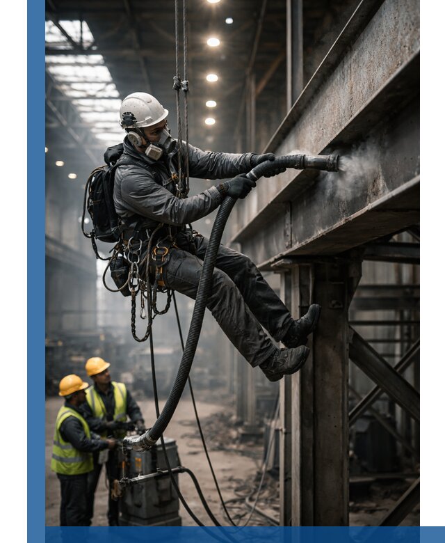 Обеспыливание конструкций в цехах промышленного производства в Сальске