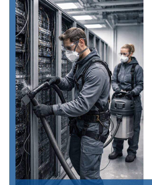 Обеспыливание серверной комнаты в Сальске, профессиональная очистка