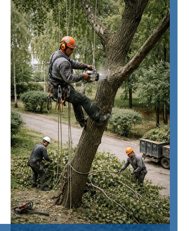 Кронирование деревьев в Сальске от 6609 р. | ВЫСОТНИК-Слс