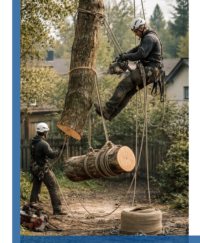 Валка деревьев частями в Сальске, безопасно и аккуратно